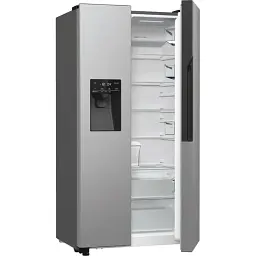 Холодильник Gorenje SBS 179х70х92 см 2 двері 376(190) л А++ NF+ Інв. диспенсер генератор льоду Зовн. Диспл нерж - мініатюра 7