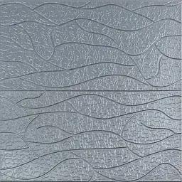 Панель 3D 700х700х6мм Срібло SW-00001951