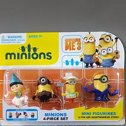 Ігрові фігурки Міньйони Minions 4 шт. Ґадний Я Набір для дітей - мініатюра 4