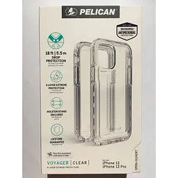 Протиударний чохол із кліпсою Pelican Voyager для iPhone 12 Pro (6.1") Clear аналог OtterBox Defender - мініатюра 7