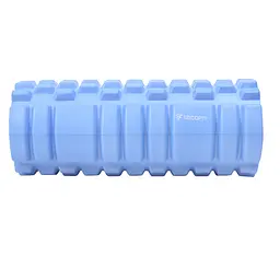 Масажний ролик TECOFIT Foam roller 33x14 см Блакитний (TOP18013781) - мініатюра 3
