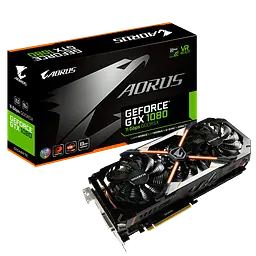 Відеокарта GeForce GTX 1080 8GB Gigabyte Aorus rev.1.0 (GV-N1080AORUS-8GD REV.1.0) Б/В