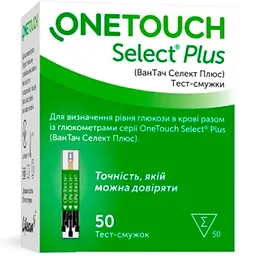 Тест-смужки One Touch Select Plus 50 шт.