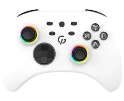 Геймпад джойстик GamePro GP-X13-W Xinput Bluetooth/2.4G/USB (Switch/PC/iOS/Android) White - мініатюра 2