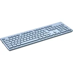 Клавіатура Canyon HKB-W01 Silent Wireless UA Blue (CNS-HKBW01BL) - мініатюра 4