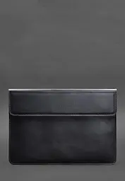 Шкіряний чохол-конверт BlankNote на магнітах для MacBook 14 Темно-синій - мініатюра 2