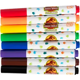 Фломастери Yes Jurassic World SUPER JUMBO super washable 8 кол. (650617) - мініатюра 2