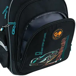 Рюкзак GoPack Education 2606S Speed Zone Чорний (GO26-2606S-6) - мініатюра 9