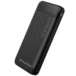 Портативний зарядний пристрій для телефону Power Bank AWEI P37K 10000 Чорний