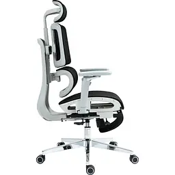 Офісне крісло GT Racer B-2450 White/Black [125571] - мініатюра 3