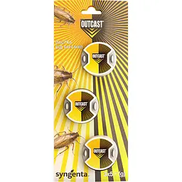 Пастка від тарганів Outcast, 3х5, 15 г, Syngenta