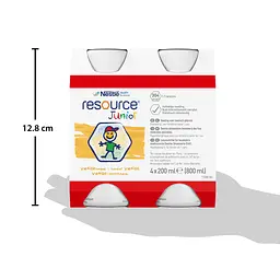 Готова молочна суміш Nestle Resource Junior, з ароматом ванілі, 800 мл (4 шт по 200 мл) - мініатюра 6