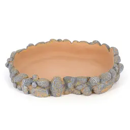 Поїлка для рептилій Hobby Drinking bowl Pebbles M 21x16x3,5см (36401) - мініатюра 2