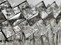Кришталева підвісна люстра на 14 ламп Diasha 6309-600CH - мініатюра 2