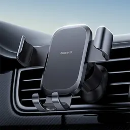 Автотримач Baseus Metal Age Go Gravity Car Mount (C4047870) Cluster Black - мініатюра 2