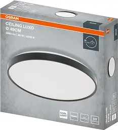 Osram Світильник накладний CEILING LUXO 36Вт 4000К чорний - мініатюра 4