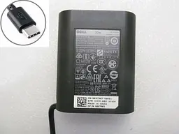 Блок живлення Dell 30W DA30NM150 oval-корпус 20V, 1.5A + 12V, 2A + 5V, 2A, роз'єм USB type-C, [3-pin] - мініатюра 2