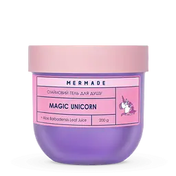 Подарочный набор Mermade Magic Unicorn Party: пінка для душу 150 мл + цукровий скраб для тіла rn 250 г + зволожуючий бальзам для губ 10 г + слаймовий гель для 200 г - мініатюра 9