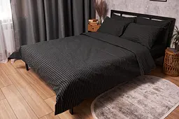 Підковдра Moon&Star Бязь Gold Люкс Gray Stripe King Size 220x240 см