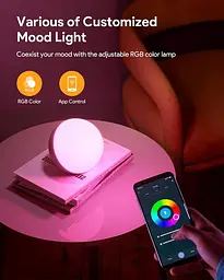 Розумний RGB світильник Hevri із регулюванням яскравості та підтримкою Alexa - мініатюра 2