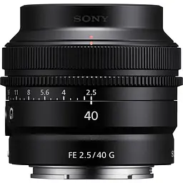 Об'єктив Sony FE 40mm f/2.5 G (SEL40F25G) [106631] - мініатюра 4