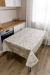 Скатертина Simfoni 220 см х 136 см Алюр беж (033599) - мініатюра 2