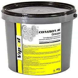 Мастило автомобільне VIPOIL Солідол Ж, 4,5 kg (0352074)