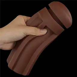 Мастурбатор Lovetoy Pleasure Brew Sultry Stout 19.8 см коричневий - мініатюра 12