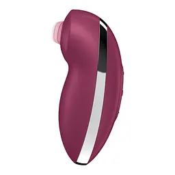 Вібростимулятор-пульсатор Satisfyer Tap & Climax 2 Red, ефект постукування пальцем - мініатюра 2