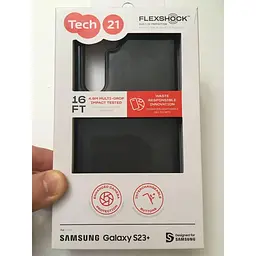Оригінальний протиударний чохол Tech21 Evo Check Samsung Galaxy S23 Plus Black T21-10093 - мініатюра 2