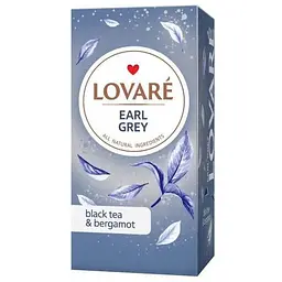 Чай чорний Lovare Earl Grey 24 шт