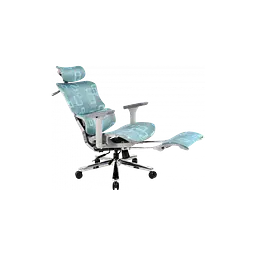 Офісне ергономічне крісло GT Racer B-528 Gray/Blue - мініатюра 2