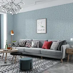 Шпалери самоклеючі 2800x500x2,5 мм YM-10 BLUE WHITE (D) SW-00002021 - мініатюра 6