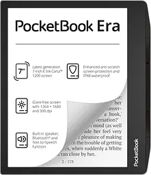 Електронна книга PocketBook 700 Stardust Silver (PB700-U-16-WW) - мініатюра 2