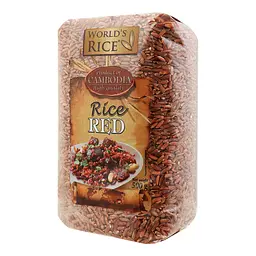 Рис червоний довгозернистий нешліфований World's Rice 500 г - мініатюра 2