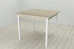 Стіл кухонний Ferrum-decor Дієго 75x80x80 Білий ДСП Сонома 16мм (FRD-106303)