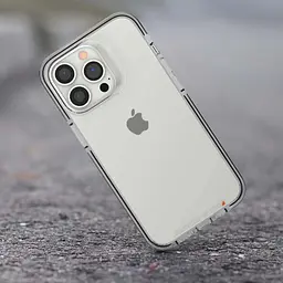 Чохол прозорий протиударний Gear4 Santa Cruz для Apple iPhone 13 Pro Max (6.7") Black - мініатюра 2