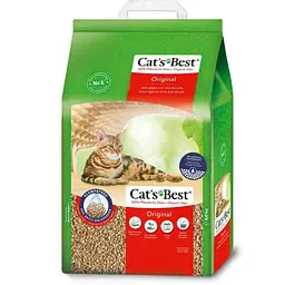 Наповнювач для котячого туалету Cat's Best Original Еко Плюс дерев'яний 20 л/8.6 кг (арт.JRS318669)