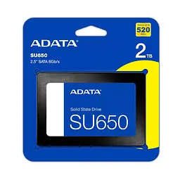 Накопичувач SSD ADATA Ultimate SU650 2TB 2.5 SATA III 3D NAND - мініатюра 2