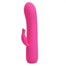 Вібратор-кролик Pretty Love Tim Pink 15 см рожевий - мініатюра 2
