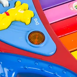 Дитяче піаніно, музична іграшка Тварини , підсвітка, ноти та мелодії (2216А) - мініатюра 4