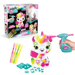 Набір для творчості Canal Toys DIY Airbrush Plush Єдиноріг неон (AIR024) - мініатюра 2