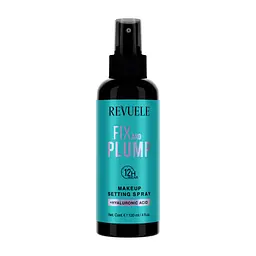 Спрей для фіксації макіяжу Makeup Setting Spray Fix & Plump + Hyaluronic Acid Revuele 120 мл