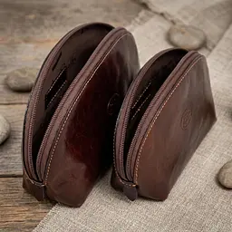 Набір косметичок Tony Perotti 1583L+1583M (90040) Коричневий - мініатюра 4