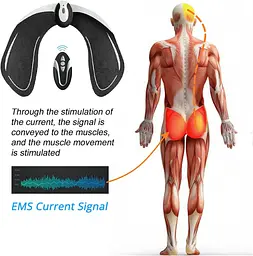 Стимулятор черевної порожнини Ben Belle Hip Trainer Electronic Smart Training Portable Muscle Toner Hip Trainer for Me - мініатюра 2