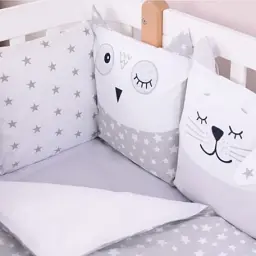 Дитячий постільний набір Верес Smiling animals white-gray new (216.07.110*90) - мініатюра 4