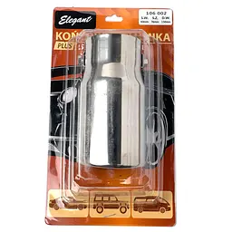 Насадка на глушник Elegant Кругла коса Ø 63 х 150 мм Хром (EL 106 002) - мініатюра 4