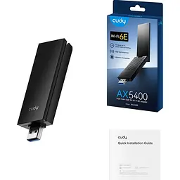 WiFi-адаптер Cudy WiFi WU5400, AX5400 Tri-Band Wi-Fi 6 / 6E (WU5400) - мініатюра 5