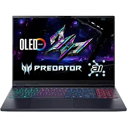 Ноутбук Ігровий ACER Predator Helios Neo 16S AI PHN16S-71-95RT, Intel Core Ultra 9 275HX до 5.4GHz, 16" WQXGA, 64GB, SSD 2TB, NVIDIA Geforce RTX 5070 8GB, Free Dos