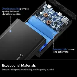 Портативний зарядний пристрій PowerArc ArcPack USB-C 15000 mAh 60 W PD Black (PA1801) - мініатюра 6